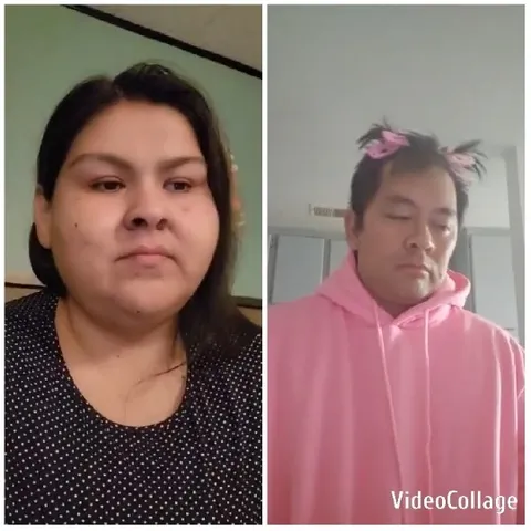 Two People Indoors with Style