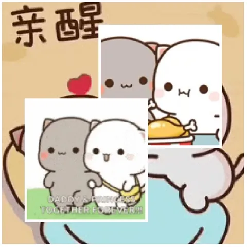 Cartoon Animals in a Charming Scene