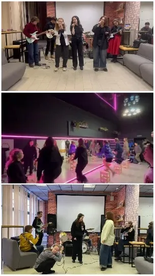 Group Musical Performance and Dance Studio