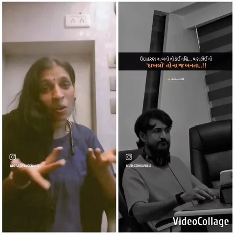 Talking Woman and Man at Desk