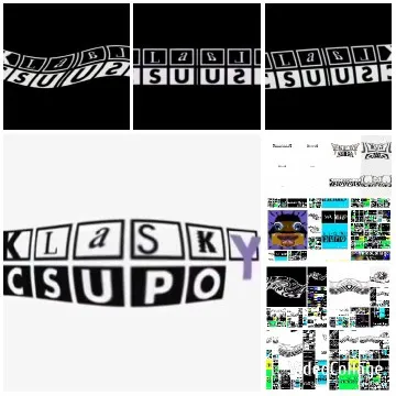 Animated Logo in Black and White