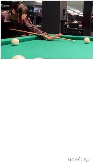 Playing Pool Indoors