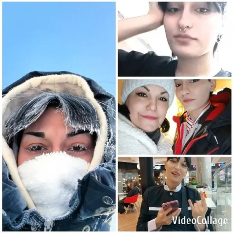 Cold Environment and Posing Friends