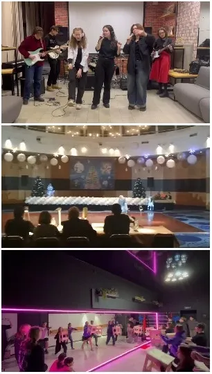 Musicians, Ceremony, and Fitness Class