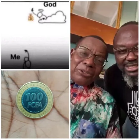 Drawing of God and Person