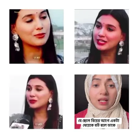 Four Women, Different Poses