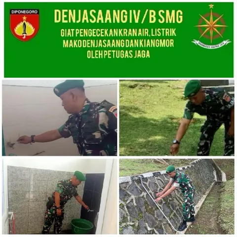 Military Personnel Performing Maintenance