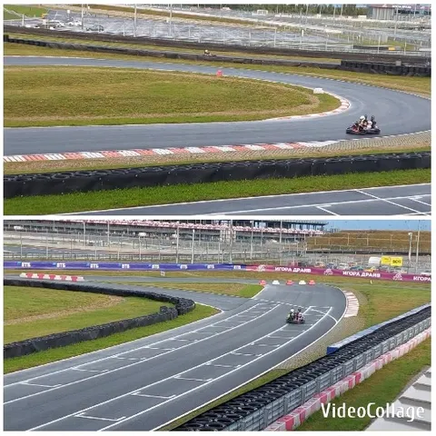 Racing at Go-Kart Track