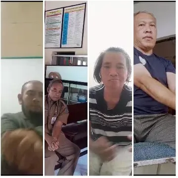 Individuals Indoors with Background Details