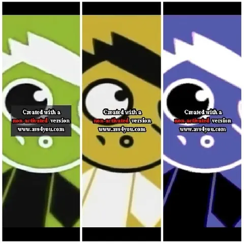 Cartoon Characters in Colors
