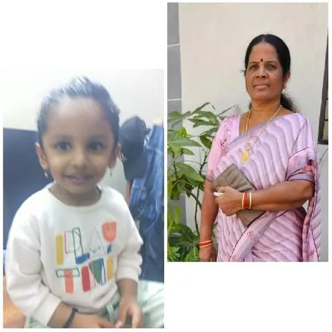 Child and Woman Smiling Together