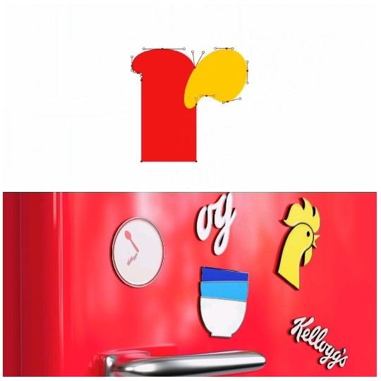 Abstract Shapes and Refrigerator Magnets