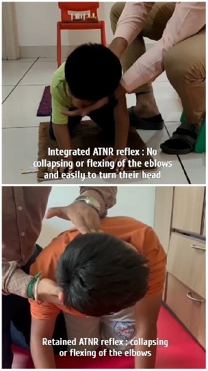 Child with Adult's Hand Support
