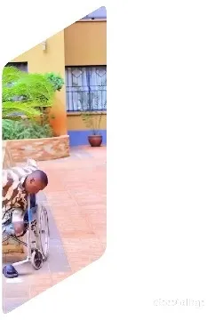 Wheelchair User Near Building