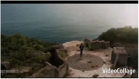 Person Overlooks Serene Water