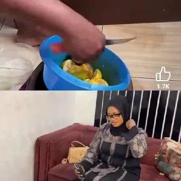 Cutting Mangoes and Couch Relaxation