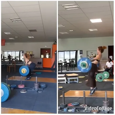 Preparing to Lift Barbell in Gym