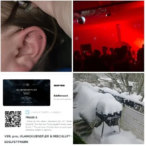 Pierced Ear and Party Scene