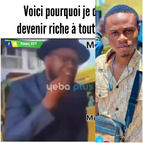 Blurred Speaker and Clear Man