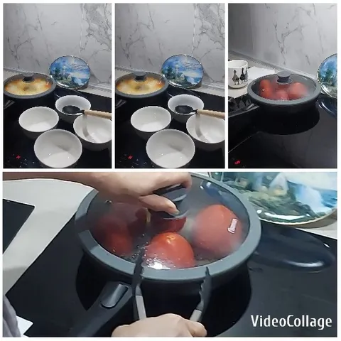 Cooking Activities in Modern Kitchen