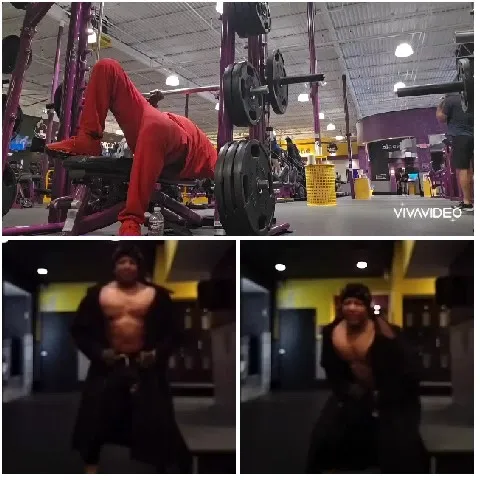 Lifting Weights and Posing