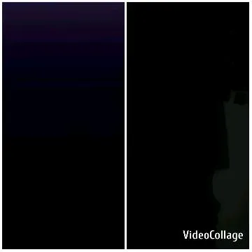 Dark Split Screen with Text