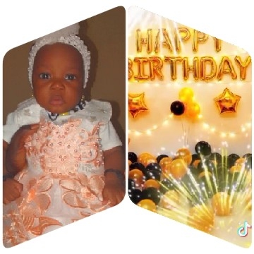 Child in Fancy Outfit and Decorations