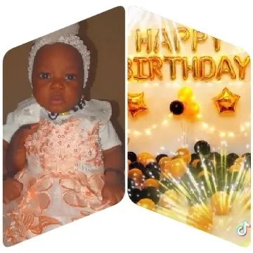 Child in Fancy Outfit and Decorations