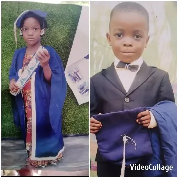 Graduation Gown and Suit in Greenery