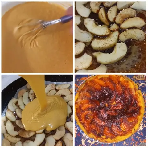 Cooking Process of Apple Dish