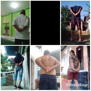 Individuals Standing Back to Viewer