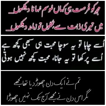 Urdu Text in Artistic Styles