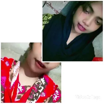 Two Photos of Woman in Headscarf