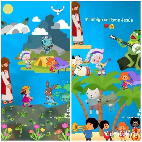 Colorful Cartoon Characters Display