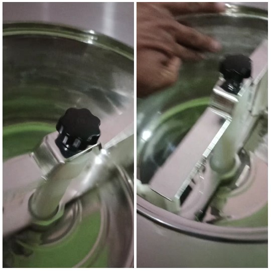 Metal Container Interior Close-Up