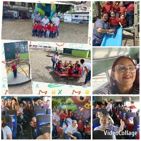 Children and Adults Enjoying the Park