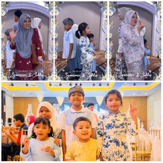 Festive Event with Smiling Children