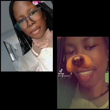Person in White Shirt and Dog Filter