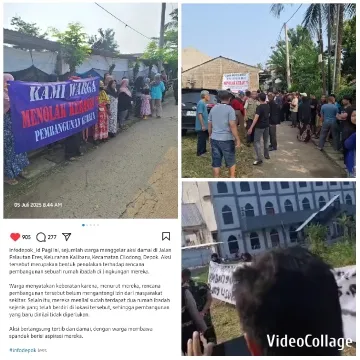 Peaceful Protest Against Construction Project