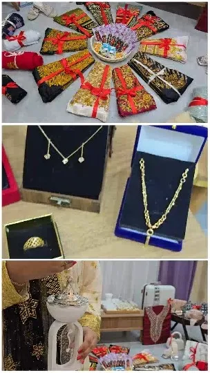Colorful Garments and Elegant Jewelry