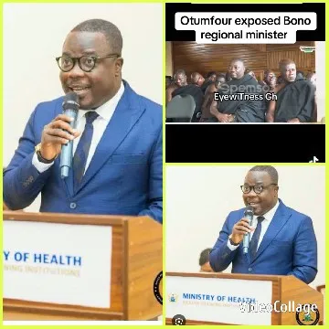Man Speaking at Health Ministry