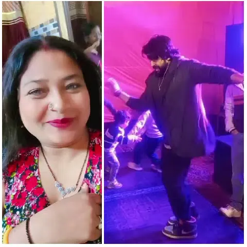 Smiling Woman and Energetic Dancing