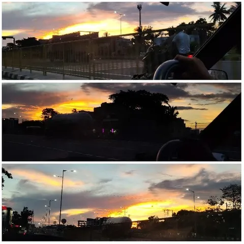 Vibrant Sunset Landscape Scenes