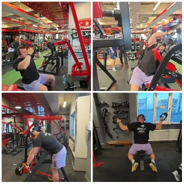 Person Exercising at the Gym