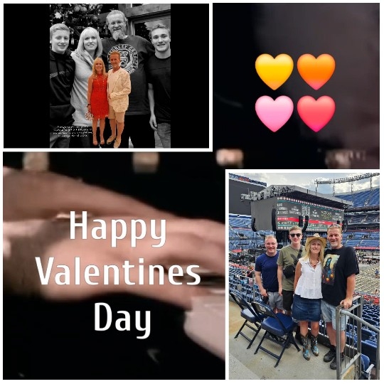 Family Celebration with Heart Emojis