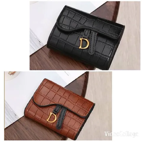 Two Stylish Wallets Displayed