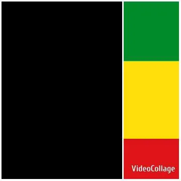 Colorful Rectangles and Play Button
