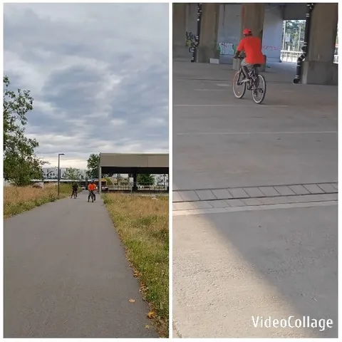 Bicycles Ride Through Cloudy Path