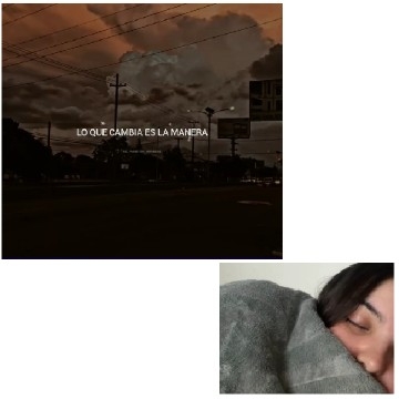 Dark Clouds and Person Resting