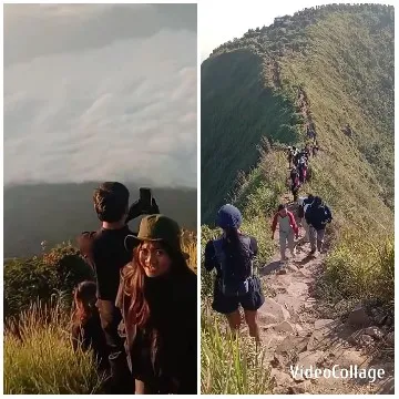 Hikers on Mountain Trail